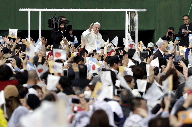 Πάπας Φραγκίσκος:Σε Ναγκασάκι-Χιροσίμα με μήνυμα κατά των πυρηνικών (video)