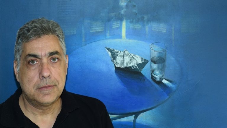 Ο εικαστικός Μ. Σαριδάκης στο Ιστορικό Μουσείο