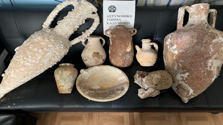 Συλλήψεις για κατοχή αρχαιοτήτων στην Κάλυμνο