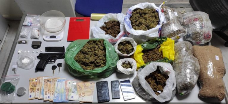 Χανιά: Δύο συλλήψεις για κατοχή έξι κιλών κάνναβης