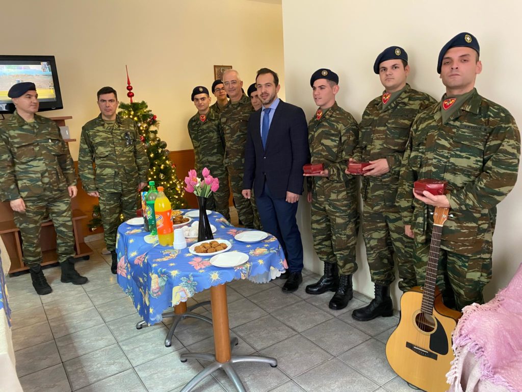 Κομοτηνή:Επισκέψεις του Αντιπεριφερειάρχη ΠΕ Ροδόπης Νικόλαου Τσαλικίδη  σε στρατιωτικά φυλάκια και στο Τμήμα Δοκίμων Αστυφυλάκων Κομοτηνής