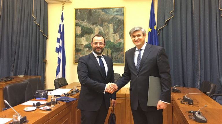 Συνάντηση Κ. Μαραβέγια με πρέσβη Μολδαβίας