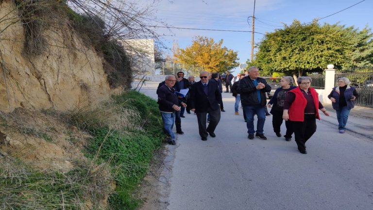 Αυτοψία στην περιοχή Εσταυρωμένου έκανε ο δήμαρχος