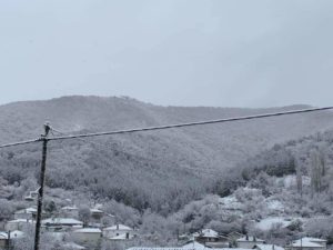 Κομοτηνή: Στα λευκά η ορεινή Ροδόπη