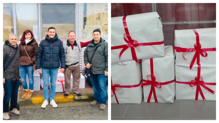 Δώρα για 100 προσφυγόπουλα από τον «Εσταυρωμένο»