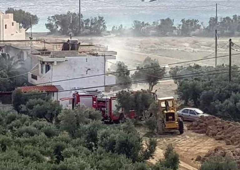 Ιεράπετρα: Στάχτες έγινε μονοκατοικία μετά από φωτιά