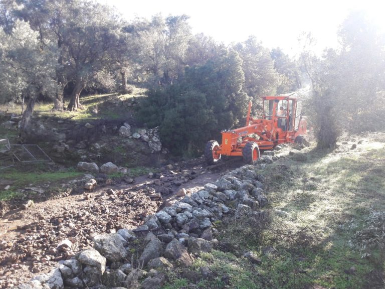 Αποκατάσταση αγροτικού δικτύου στον Πολιχνίτο
