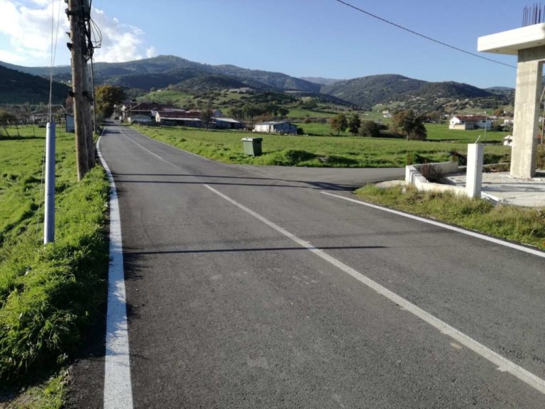 Ολοκληρώθηκαν οι εργασίες συντήρησης του δρόμου Βερδικούσια – Αμπελιά