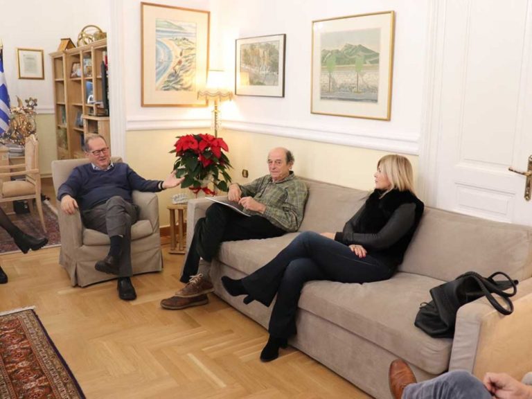Τρίπολη: Συνάντηση Π. Νίκα με Μ. Μανουσάκη