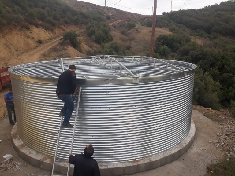 Ο Δήμος Αρριανών ολοκλήρωσε την προμήθεια δύο νέων υδατοδεξαμενών πόσιμου νερού