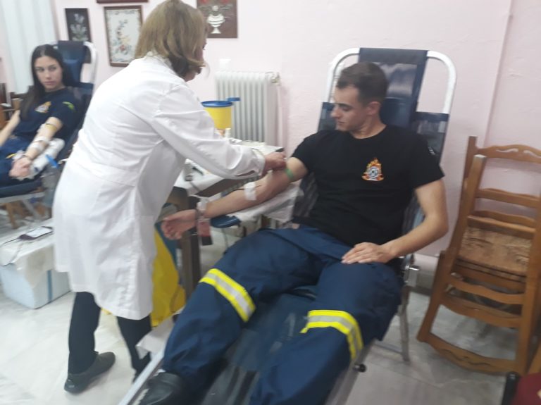 Πτολεμαΐδα: 45 και πλέον Μονάδες Αίματος σε μία εβδομάδα από τη Σχολή Πυροσβεστών – Ελλείψεις σε Ομάδες Αίματος