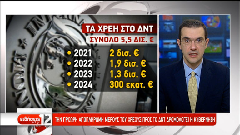 Πρόωρη αποπληρωμή μέρους του χρέους προς το ΔΝΤ δρομολογεί η κυβέρνηση (video)