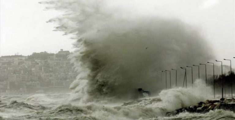 Ισχυρές ριπές ανέμων 92 χιλιομέτρων στην Κρήτη