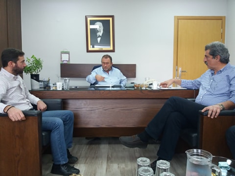 Π. Πολάκης: Συνάντηση με τον Δήμαρχο Κισσάμου Γ. Μυλωνάκη