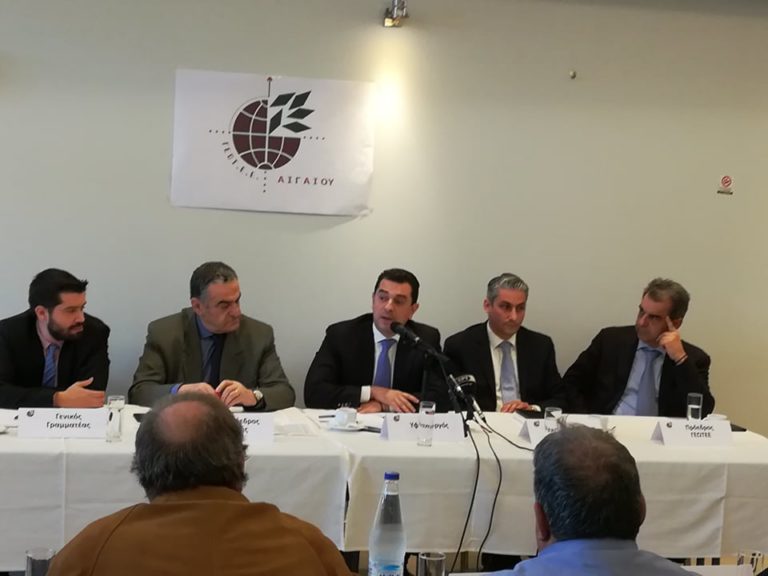 Με μικρό καλάθι ο Υφυπουργός Αγροτικής Ανάπτυξης στη Λέσβο