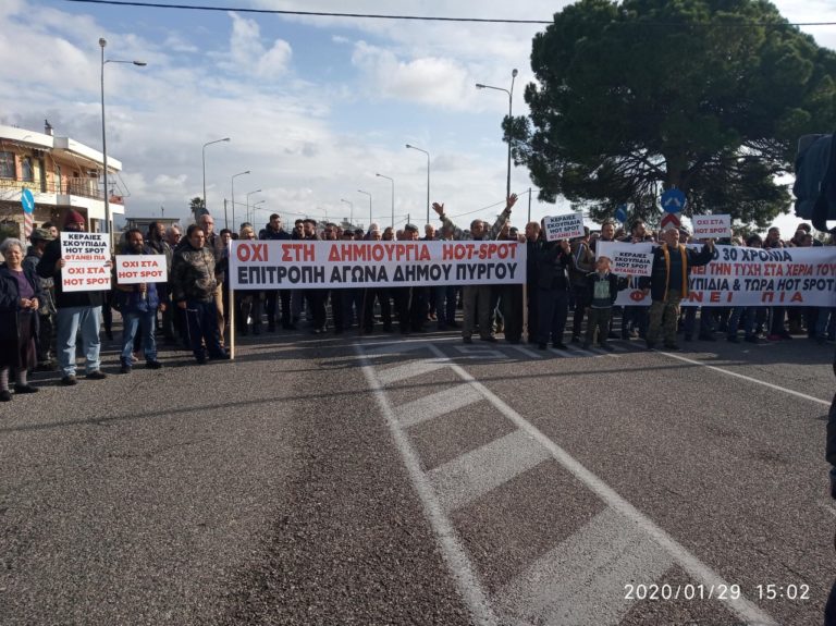 «Όχι» των κατοίκων με συμβολικό αποκλεισμό