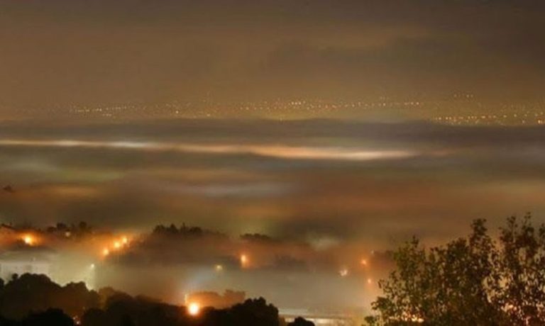 Αποπνικτική ατμόσφαιρα από αιθαλομίχλη στα Ιωάννινα την Πρωτοχρονιά