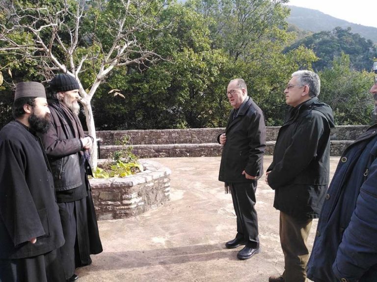 Γορτυνία: Επίσκεψη Π. Νίκα σε ιστορικές μονές