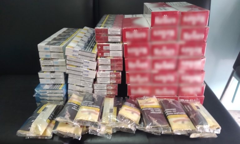 Καβάλα: Σύλληψη για παράνομη κατοχή 380 πακέτων λαθραίων τσιγάρων και 850 γραμμάρια λαθραίου καπνού