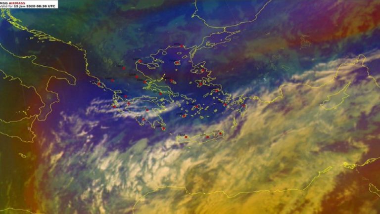 Σε ισχύ το έκτακτο δελτίο της ΕΜΥ για τα νησιά- Νοτιότερη η τροχιά του αφρικανικού βαρομετρικού