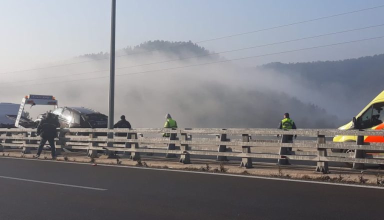 Καβάλα: Τροχαίο με τραυματισμό οχτώ μη νόμιμων μεταναστών