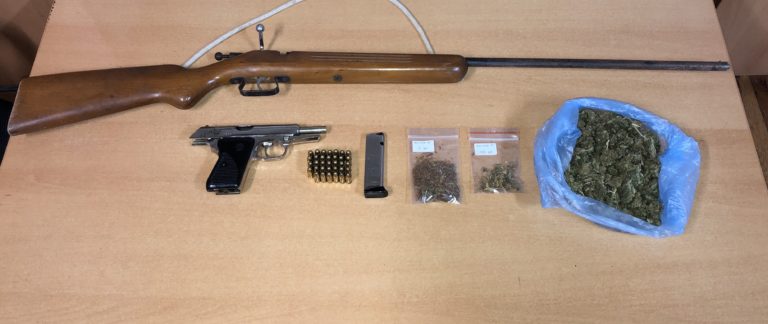Ρέθυμνο: Σύλληψη 52χρονου για όπλα και ινδική κάνναβη