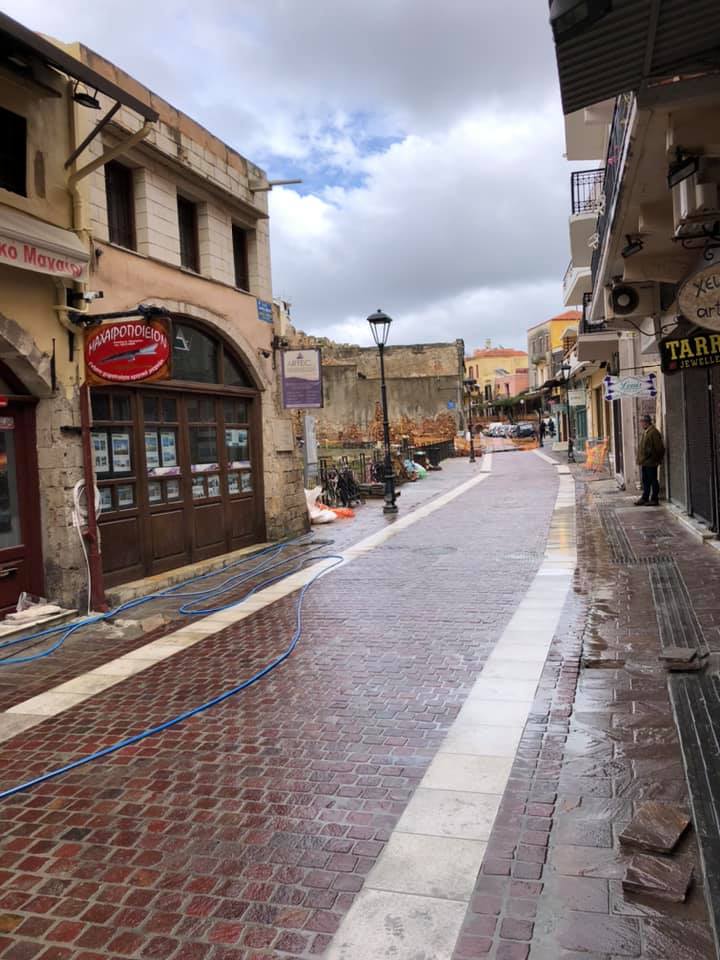 Χανιά.   Αλλαξε όψη και η Καραολή και Δημητρίου