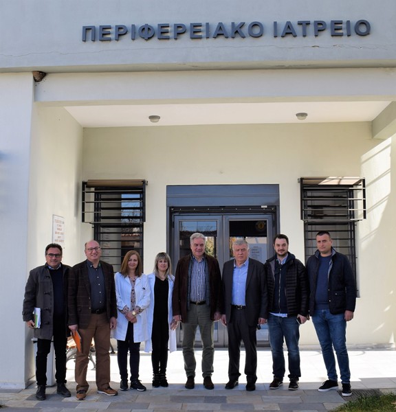Στα ιατρεία του Δήμου Κιλελέρ ο διοικητής της 5ης ΥΠΕ Φώτης Σερέτης