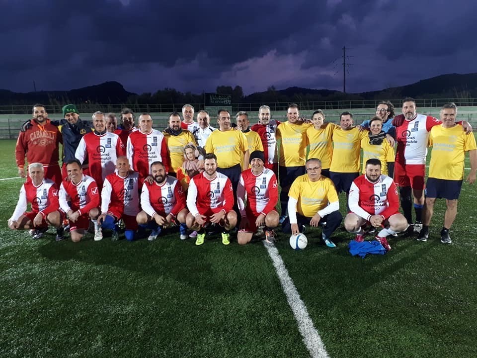 Χανιά:Με επιτυχία ο φιλανθρωπικός αγώνας ποδοσφαίρου, στο Δήμο Πλατανιά