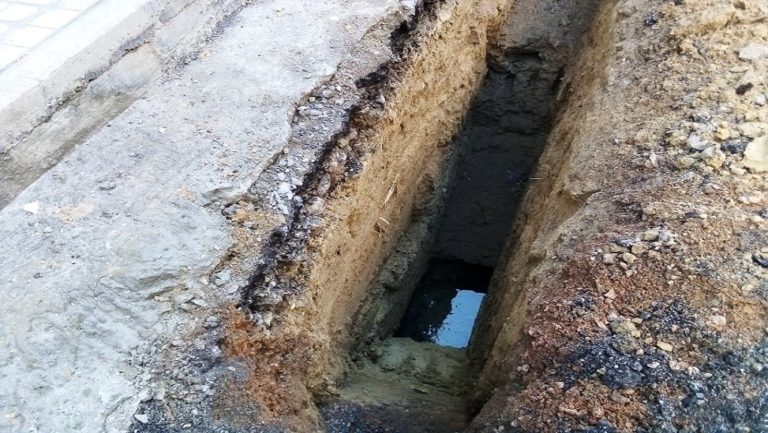 Βρήκαν παλαιό τούνελ στα έργα ύδρευσης