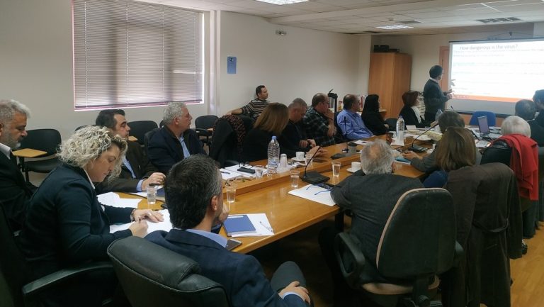 Άσκηση ετοιμότητας για τον κορονοϊό