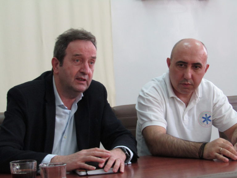 Επίσκεψη  του Βουλευτή Δ. Χαρίτου στο Νοσοκομείο Κομοτηνής