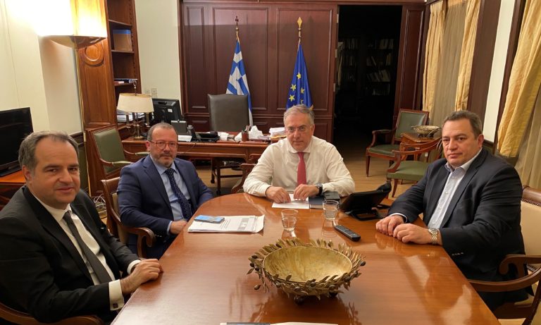 Τον Υπουργό Εσωτερικών Τάκη Θεοδωρικάκο επισκέφθηκε ο Βουλευτής Ροδόπης Ευριπίδης Στυλιανίδης και ο Δήμαρχος Κομοτηναίων