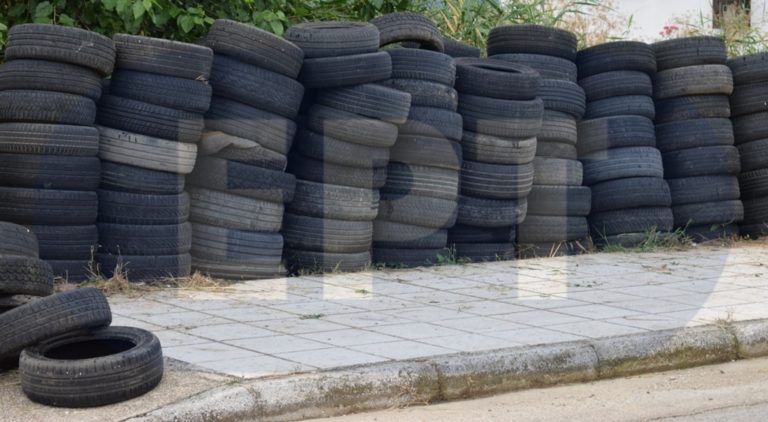 Συλλήψεις για κλοπή μεταχειρισμένων ελαστικών από επιχείρηση