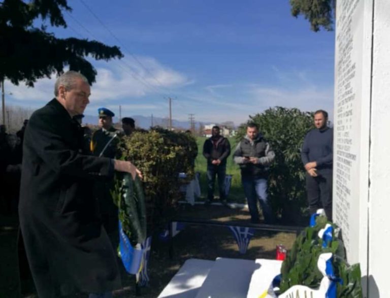 Στις εκδηλώσεις μνήμης των πεσόντων το 1943 στην Κατερίνη