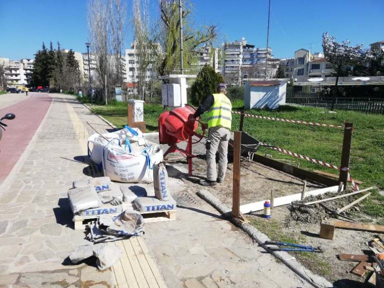 Δήμος Σερρών: Ολοκληρώθηκε η πρώτη βάση για την τοποθέτηση σταθμού ποδηλάτων