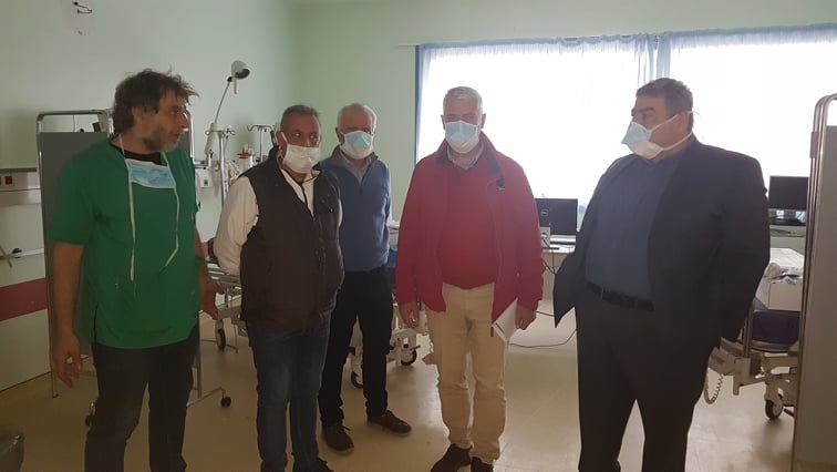 Επίσκεψη Αντιπεριφερειάρχη Χανίων στο Νοσοκομείο
