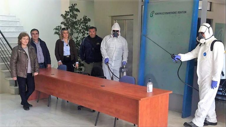Απολυμάνσεις στα δημοτικά κτίρια του δήμου Κιλελέρ