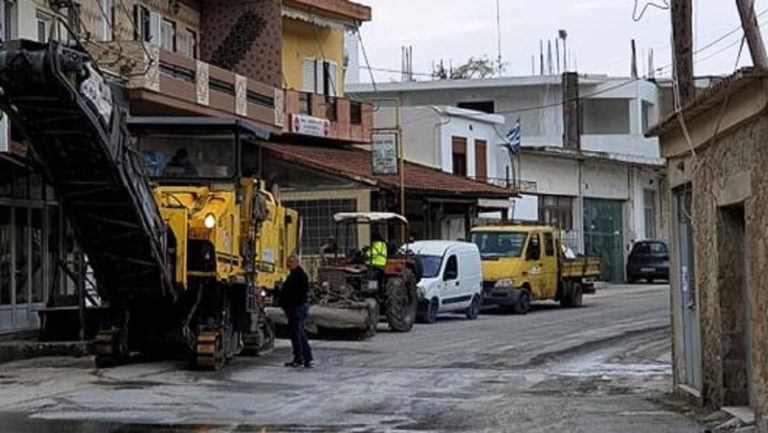 Ολοκληρώνεται η ασφαλτόστρωση στην Αγ. Βαρβάρα