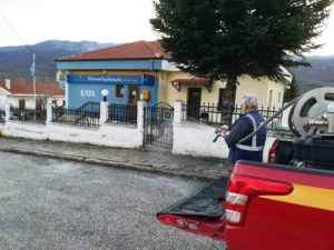 Απολυμάνσεις σε εξωτερικούς δημοτικούς χώρους του Δήμου Καστοριάς
