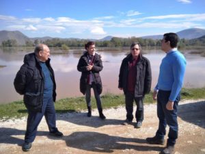 Στις πλημμυρισμένες περιοχές ο υφυπουργός Κ. Σκρέκας και κλιμάκιο του ΕΛΓΑ