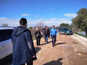 Στις πλημμυρισμένες περιοχές ο υφυπουργός Κ. Σκρέκας και κλιμάκιο του ΕΛΓΑ