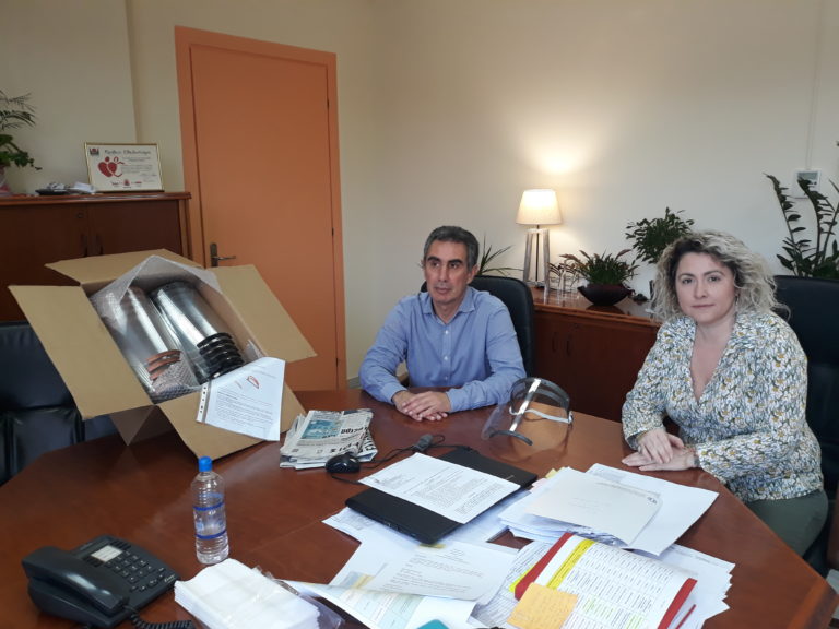 200 τρισδιάστατα εκτυπωμένες μάσκες παραδόθηκαν από το ΕΛΜΕΠΑ στην 7η ΥΠΕ Κρήτης