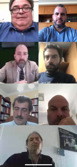 Τηλεδιάσκεψη ομάδας εργασίας Covid -19 του Επιμελητηρίου Χανίων και Π. Πολάκη