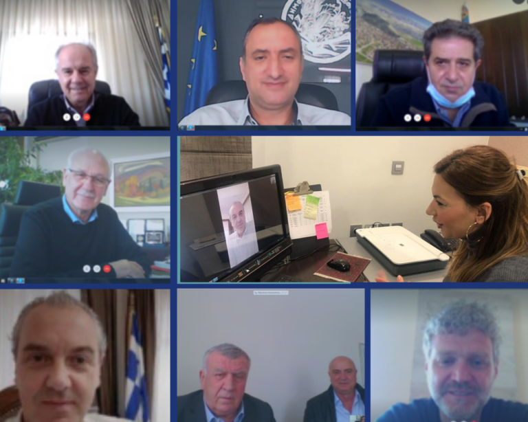 Τηλεδιάσκεψη της βουλευτή της ΝΔ Σ. Μπίζιου με τους δημάρχους του ν. Λάρισας