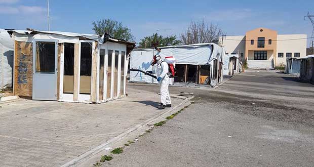 Δήμος Κοζάνης: Προληπτική απολύμανση στον καταυλισμό των Ρομά