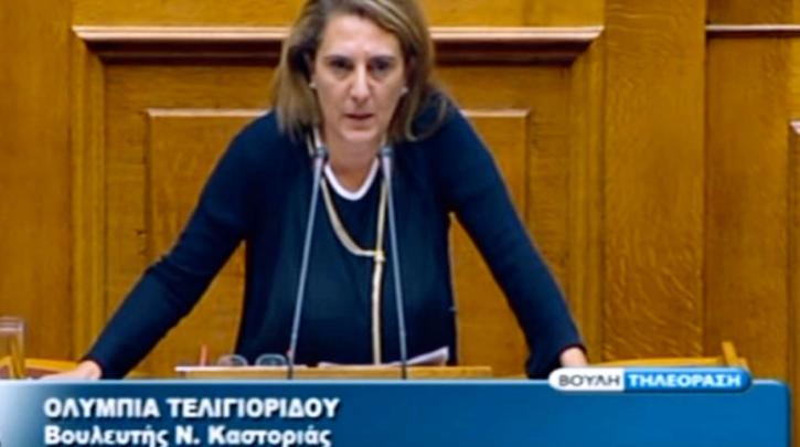 Καστοριά: Στήριξη του Νοσοκομείου  ζητά  η Ολυμ. Τελιγιορίδου- Ερώτηση  για Μεσοποταμία