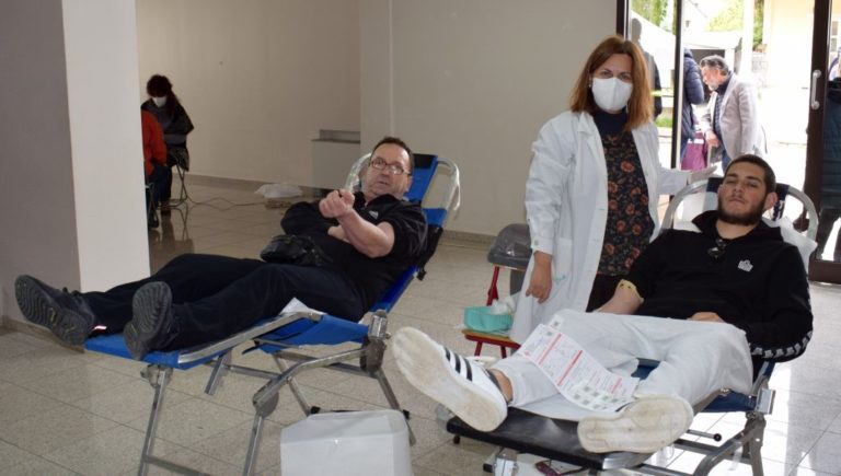 Με μεγάλη συμμετοχή η αιμοδοσία στο Δήμο Κιλελέρ
