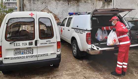 Διανομή τροφίμων από το Περιφερειακό Τμήμα Ε.Ε.Σ. Ξάνθης