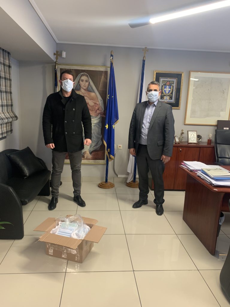 Υφασμάτινες μάσκες για τις υπηρεσίες του δήμου Τρίπολης